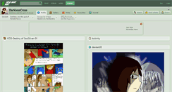 Desktop Screenshot of darklesscross.deviantart.com