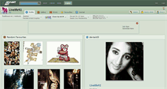 Desktop Screenshot of livelife92.deviantart.com