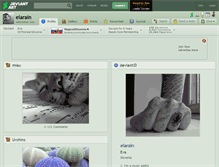Tablet Screenshot of eiarain.deviantart.com