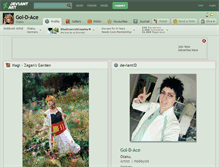 Tablet Screenshot of gol-d-ace.deviantart.com