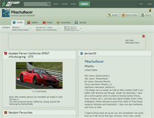 Tablet Screenshot of pikachuracer.deviantart.com