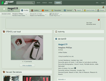 Tablet Screenshot of megart19.deviantart.com