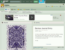 Tablet Screenshot of aijalon.deviantart.com