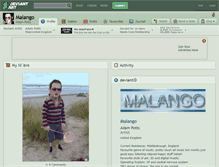 Tablet Screenshot of malango.deviantart.com