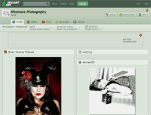 Tablet Screenshot of nitemare-photography.deviantart.com