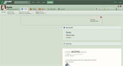 Desktop Screenshot of kyree.deviantart.com