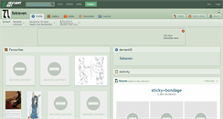 Desktop Screenshot of fetraven.deviantart.com