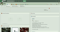 Desktop Screenshot of bazix.deviantart.com