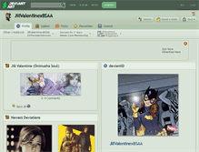 Tablet Screenshot of jillvalentinexbsaa.deviantart.com