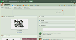 Desktop Screenshot of justlovely.deviantart.com