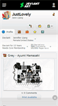 Mobile Screenshot of justlovely.deviantart.com