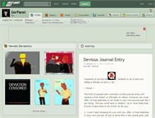 Tablet Screenshot of gorfanel.deviantart.com
