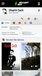 Mobile Screenshot of okami-zack.deviantart.com