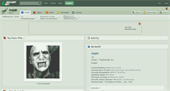 Desktop Screenshot of majah.deviantart.com