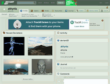 Tablet Screenshot of akhynia.deviantart.com