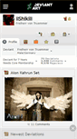 Mobile Screenshot of iishikiii.deviantart.com