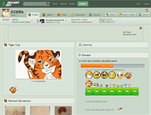 Tablet Screenshot of d33dra.deviantart.com
