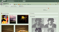 Desktop Screenshot of explosive13.deviantart.com