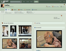 Tablet Screenshot of mafiya.deviantart.com