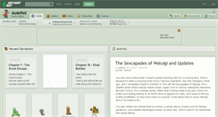 Desktop Screenshot of dudeifail.deviantart.com