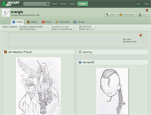 Tablet Screenshot of evangle.deviantart.com