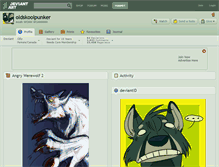 Tablet Screenshot of oldskoolpunker.deviantart.com