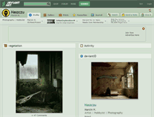 Tablet Screenshot of haszczu.deviantart.com