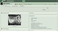Desktop Screenshot of molly-mayhem.deviantart.com
