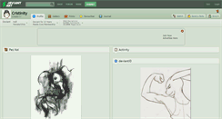 Desktop Screenshot of cristinity.deviantart.com
