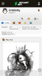 Mobile Screenshot of cristinity.deviantart.com