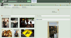 Desktop Screenshot of dormar.deviantart.com