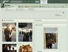 Tablet Screenshot of dormar.deviantart.com