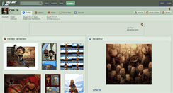 Desktop Screenshot of cha1n.deviantart.com