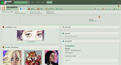 Desktop Screenshot of hannahbird.deviantart.com