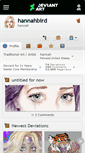 Mobile Screenshot of hannahbird.deviantart.com