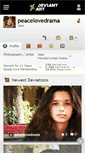 Mobile Screenshot of peacelovedrama.deviantart.com