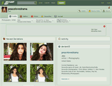 Tablet Screenshot of peacelovedrama.deviantart.com