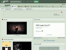 Tablet Screenshot of greeng.deviantart.com