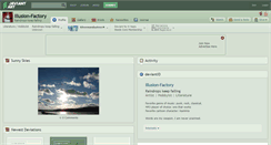 Desktop Screenshot of illusion-factory.deviantart.com