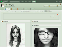 Tablet Screenshot of evil666lollypop.deviantart.com