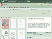 Tablet Screenshot of iyzea.deviantart.com