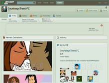 Tablet Screenshot of courtneyxtrent-fc.deviantart.com