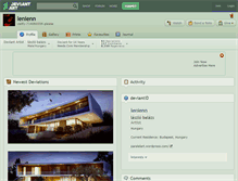 Tablet Screenshot of lenienn.deviantart.com