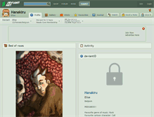 Tablet Screenshot of hanakiru.deviantart.com