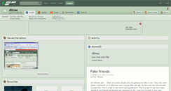 Desktop Screenshot of dilmac.deviantart.com