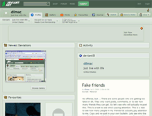 Tablet Screenshot of dilmac.deviantart.com