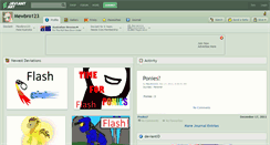 Desktop Screenshot of mewbro123.deviantart.com