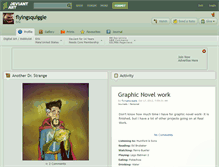 Tablet Screenshot of flyingsquiggle.deviantart.com