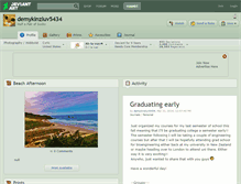 Tablet Screenshot of demykinzluv5434.deviantart.com