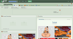 Desktop Screenshot of batmantickling.deviantart.com